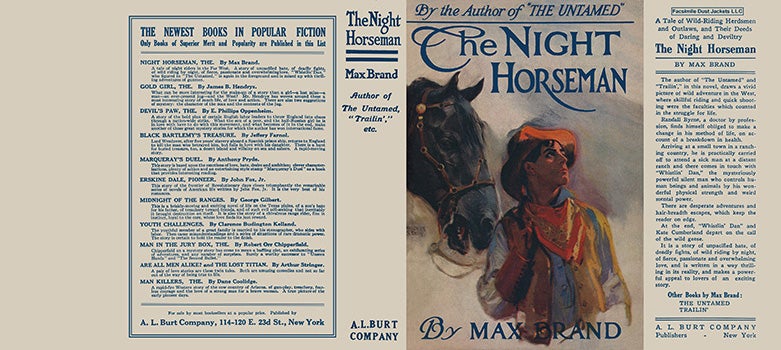Item #28502 Night Horseman, The. Max Brand