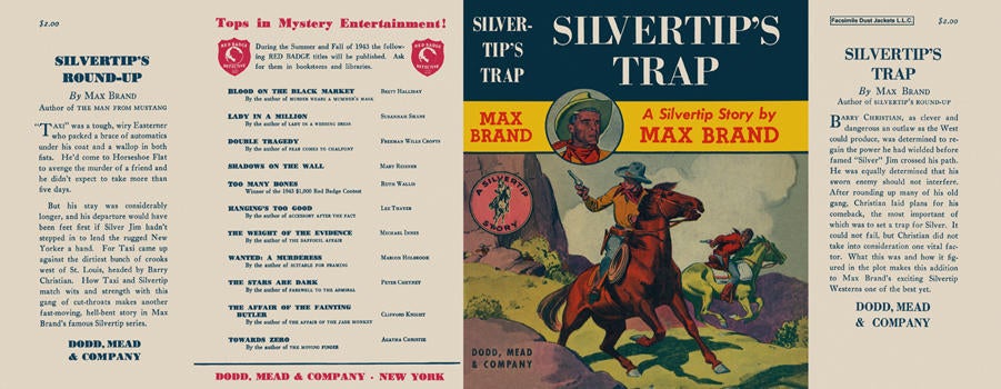 Item #28526 Silvertip's Trap. Max Brand