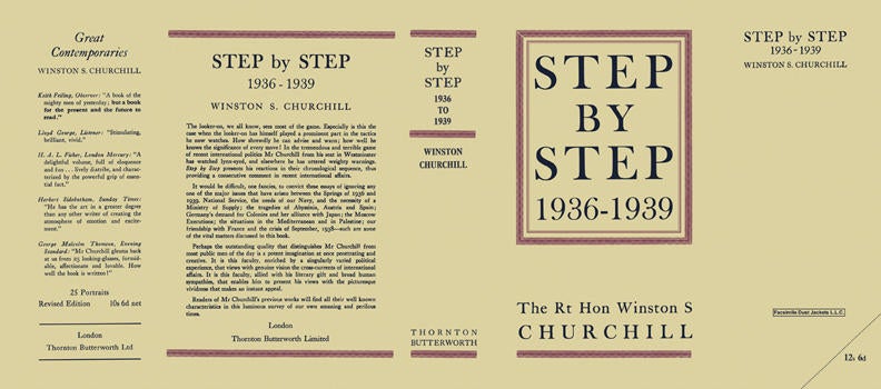 Item #28569 Step by Step, 1936-1939. Winston S. Churchill
