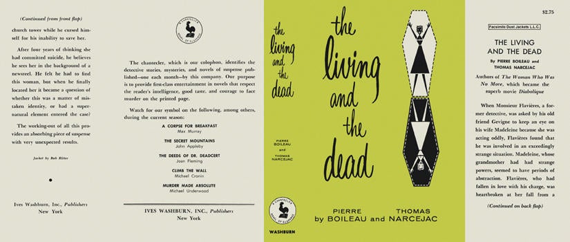 Item #286 Living and the Dead, The. Pierre Boileau, Thomas Narcejac