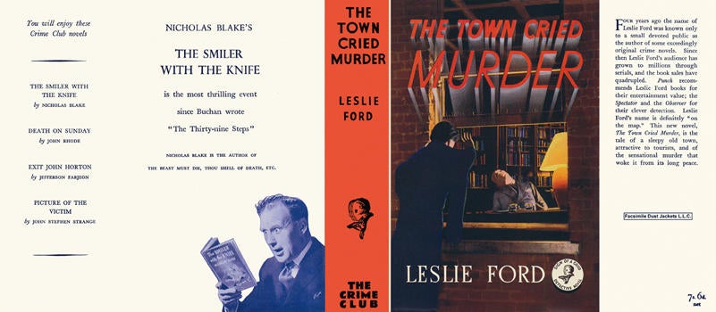 Item #28628 Town Cried Murder, The. Leslie Ford