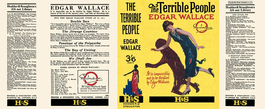 Item #28691 Terrible People, The. Edgar Wallace