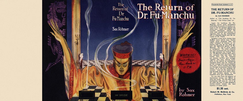 Item #2870 Return of Dr. Fu-Manchu, The. Sax Rohmer.