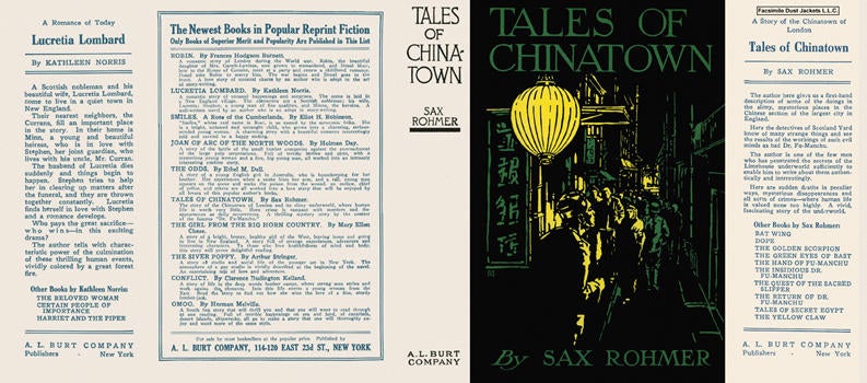 Item #2875 Tales of Chinatown. Sax Rohmer