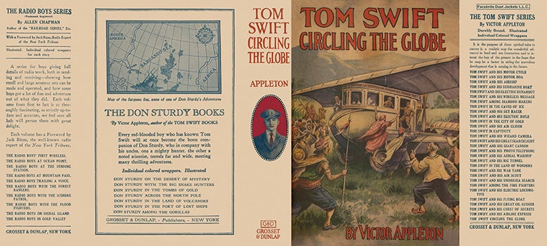 Item #28759 Tom Swift #30: Tom Swift Circling the Globe. Victor Appleton