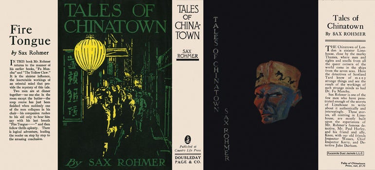 Item #2876 Tales of Chinatown. Sax Rohmer