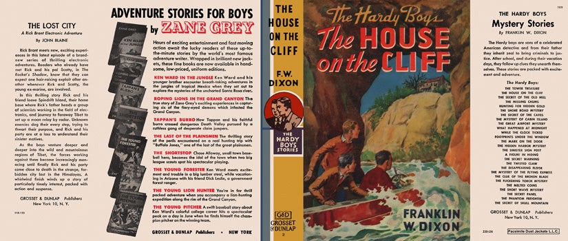 Item #28789 Hardy Boys #02: House on the Cliff, The. Franklin W. Dixon.