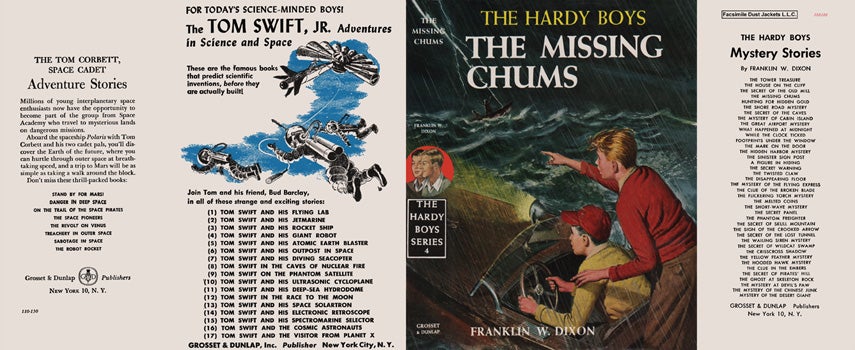 Item #28796 Hardy Boys #04: Missing Chums, The. Franklin W. Dixon