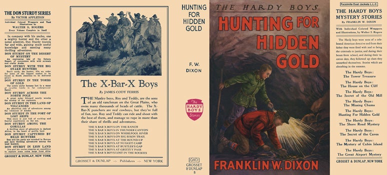 Item #28797 Hardy Boys #05: Hunting for Hidden Gold. Franklin W. Dixon.