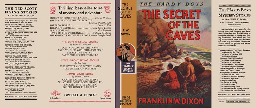 Item #28806 Hardy Boys #07: Secret of the Caves, The. Franklin W. Dixon