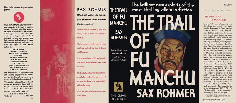 Item #2881 Trail of Fu Manchu, The. Sax Rohmer