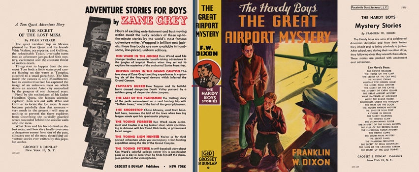 Item #28815 Hardy Boys #09: Great Airport Mystery, The. Franklin W. Dixon