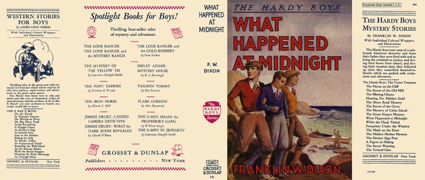 Item #28816 Hardy Boys #10: What Happened at Midnight. Franklin W. Dixon.
