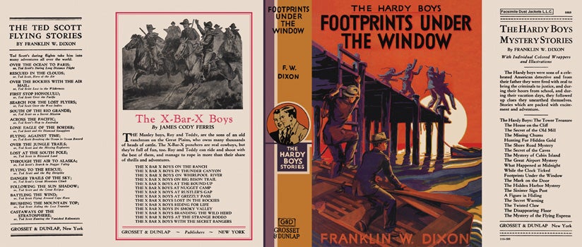 Item #28824 Hardy Boys #12: Footprints Under the Window. Franklin W. Dixon