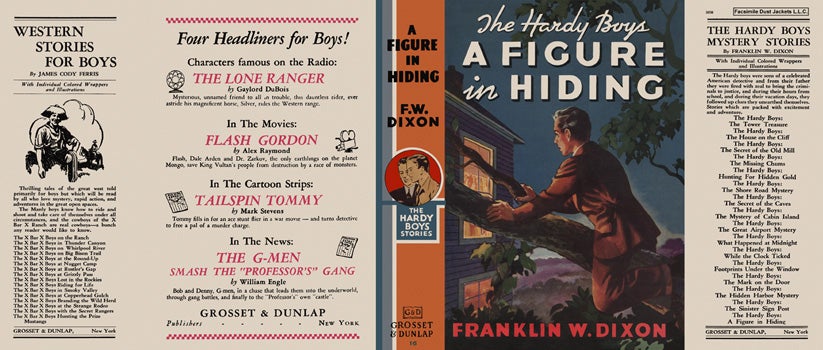 Item #28834 Hardy Boys #16: Figure in Hiding, A. Franklin W. Dixon