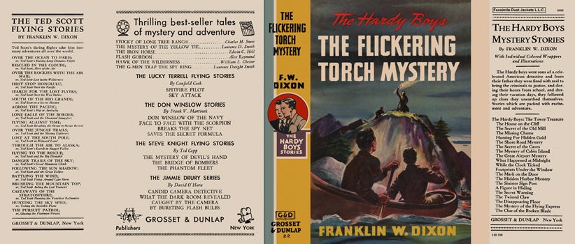 Item #28844 Hardy Boys #22: Flickering Torch Mystery, The. Franklin W. Dixon