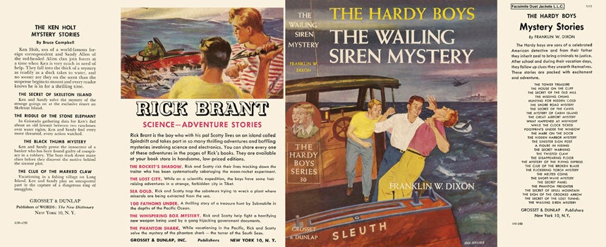Item #28851 Hardy Boys #30: Wailing Siren Mystery, The. Franklin W. Dixon