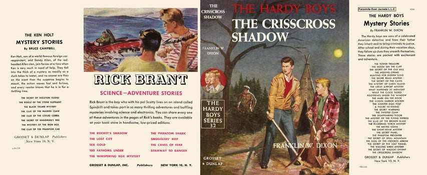 Item #28853 Hardy Boys #32: Crisscross Shadow, The. Franklin W. Dixon.