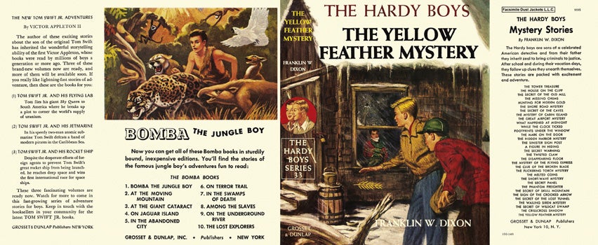 Item #28854 Hardy Boys #33: Yellow Feather Mystery, The. Franklin W. Dixon