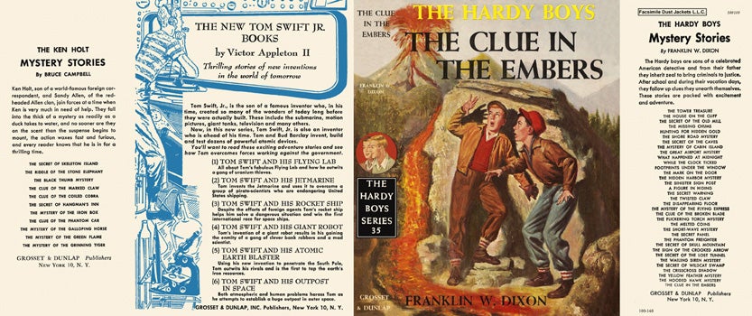 Item #28856 Hardy Boys #35: Clue in the Embers, The. Franklin W. Dixon