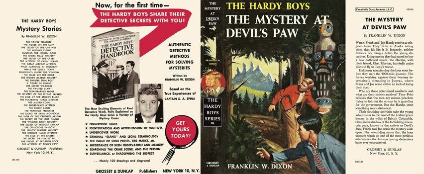 Item #28859 Hardy Boys #38: Mystery at Devil's Paw. Franklin W. Dixon