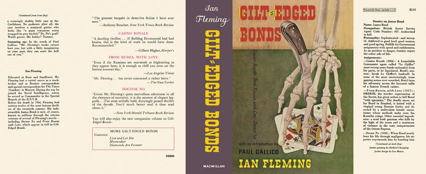 Item #28874 Gilt-Edged Bonds. Ian Fleming.