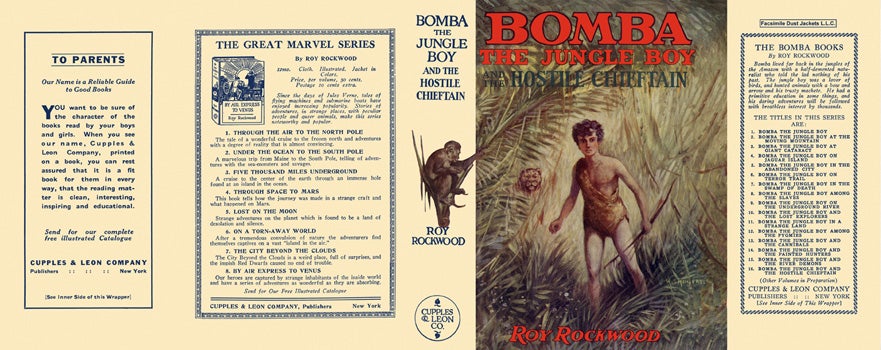 Item #28917 Bomba #16: Bomba the Jungle Boy and the Hostile Chieftain. Roy Rockwood.