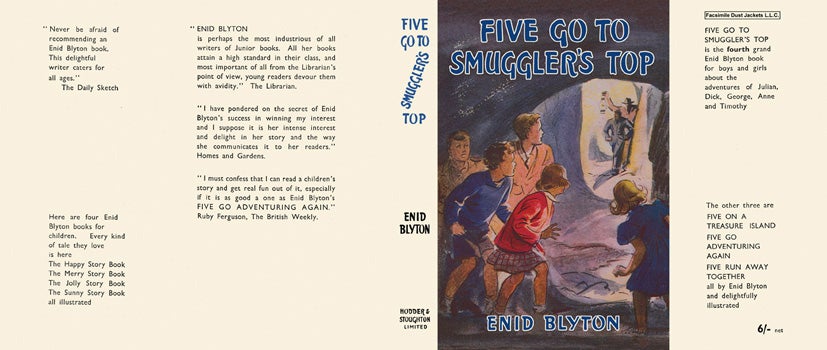 Item #28958 Five #04: Five Go to Smuggler's Top. Enid Blyton, Eileen Soper