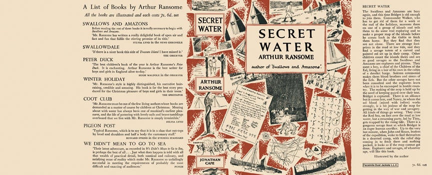 Item #28980 Secret Water. Arthur Ransome