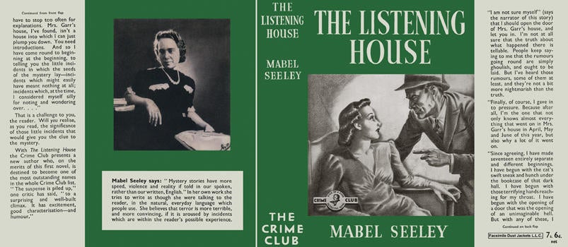 Item #28983 Listening House, The. Mabel Seeley