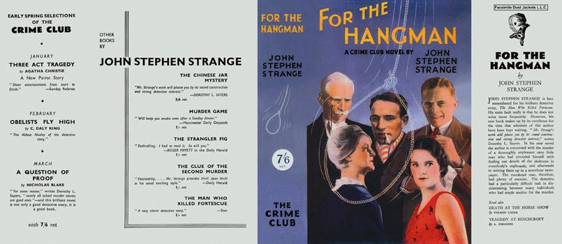 Item #28992 For the Hangman. John Stephen Strange.