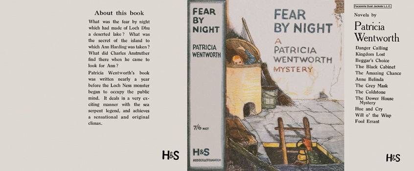 Item #29008 Fear by Night. Patricia Wentworth