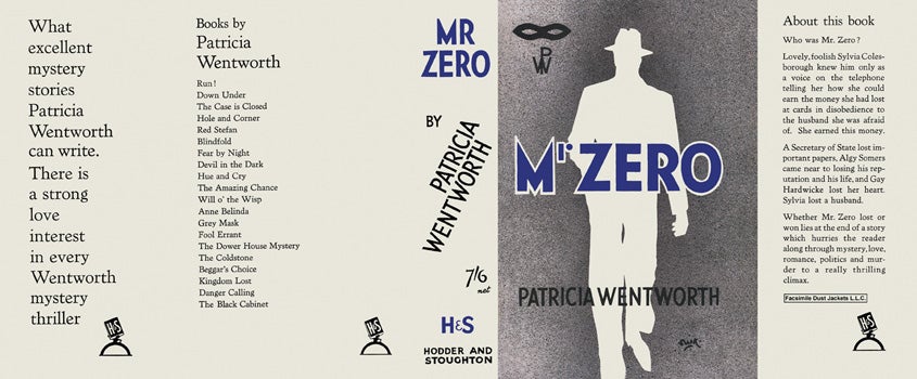 Item #29013 Mr. Zero. Patricia Wentworth.