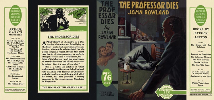 Item #2909 Professor Dies, The. John Rowland.
