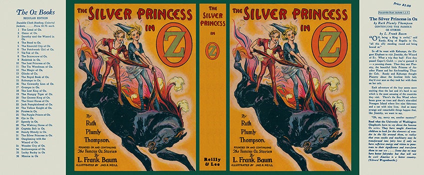 Item #29091 Silver Princess in Oz, The. Ruth Plumly Thompson, John R. Neill.