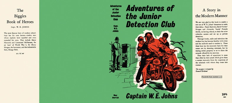 Item #29093 Adventures of the Junior Detection Club. Captain W. E. Johns.