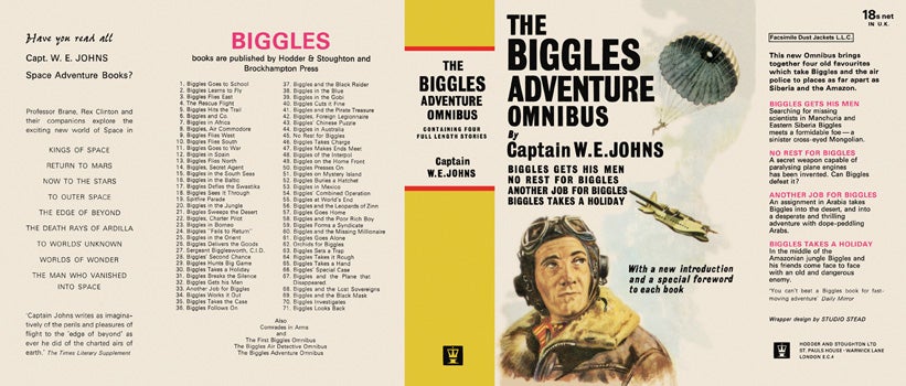 Item #29094 Biggles Adventure Omnibus, The. Captain W. E. Johns