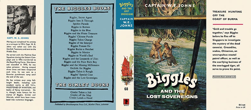 Item #29098 Biggles and the Lost Sovereigns. Captain W. E. Johns.