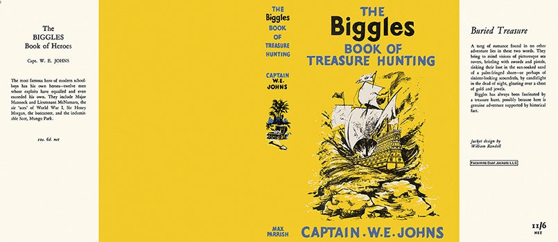 Item #29100 Biggles Book of Treasure Hunting, The. Captain W. E. Johns