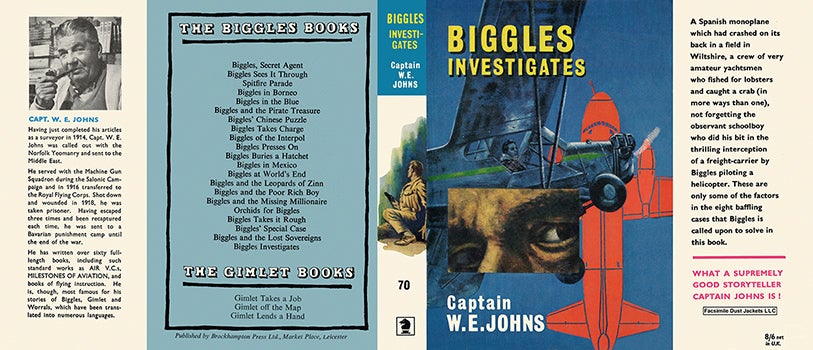 Item #29112 Biggles Investigates. Captain W. E. Johns.