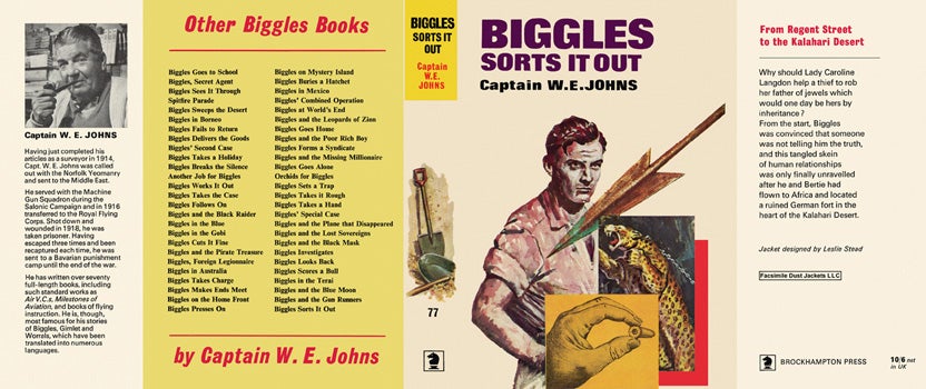 Item #29119 Biggles Sorts It Out. Captain W. E. Johns