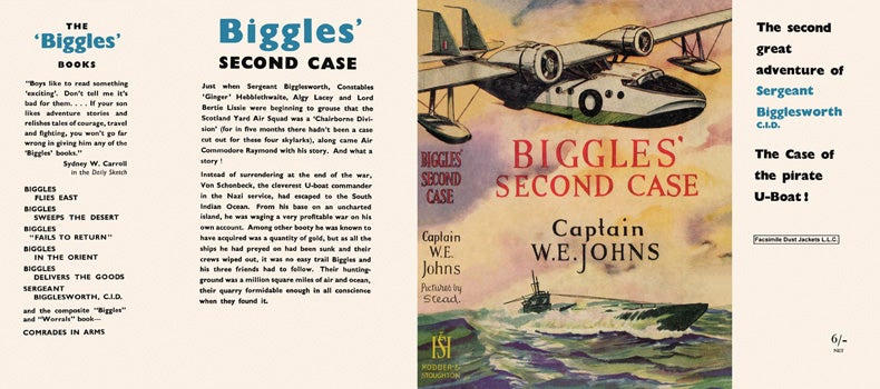 Item #29122 Biggles' Second Case. Captain W. E. Johns.