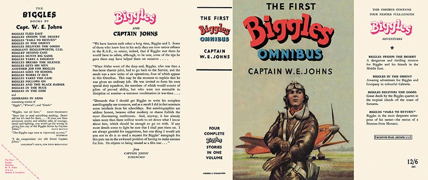 Item #29128 First Biggles Omnibus, The. Captain W. E. Johns