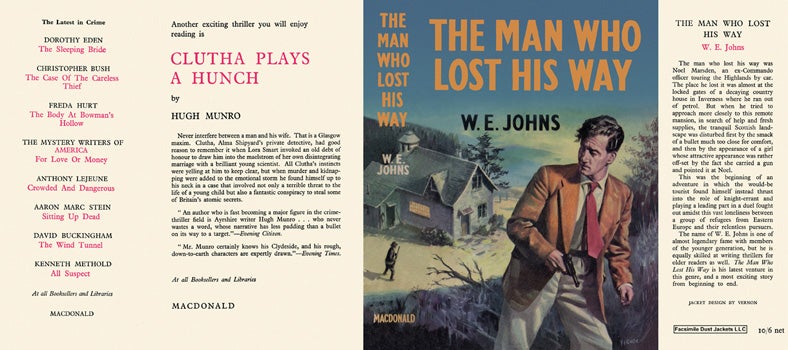 Item #29130 Man Who Lost His Way, The. Captain W. E. Johns