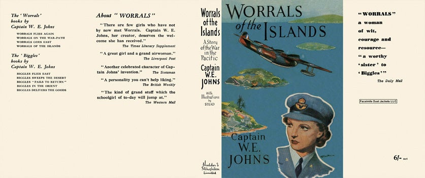 Item #29152 Worrals of the Islands. Captain W. E. Johns