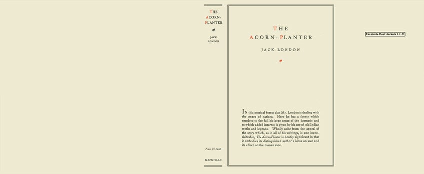 Item #29187 Acorn-Planter, The. Jack London.