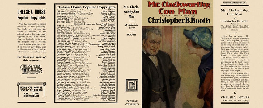 Item #292 Mr. Clackworthy, Con Man. Christopher B. Booth.