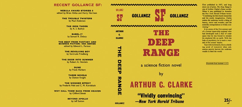 Item #29203 Deep Range, The. Arthur C. Clarke