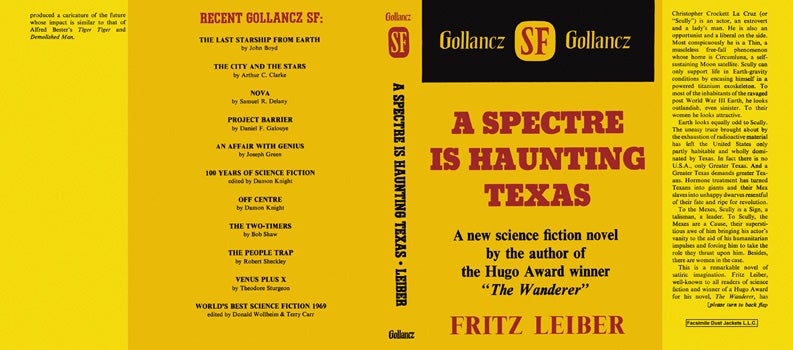 Item #29214 Spectre Is Haunting Texas, A. Fritz Leiber.