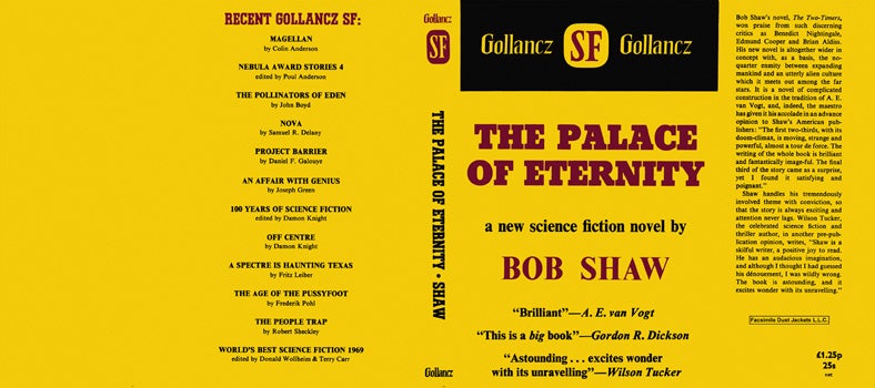 Item #29218 Palace of Eternity, The. Bob Shaw.